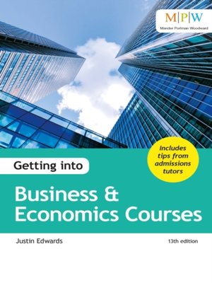 cover image of Getting into Business & Economics Courses